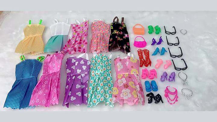 HOT)Random 1 Set Doll Accessories for Barbie Doll Shoes Boots Mini