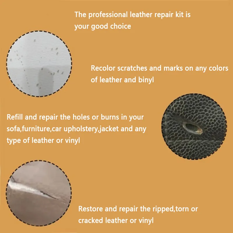 2PCS Leather Vinyl Repair Kit Leather Scratch Repair Cream Leather Color  Restoration For Leather Sofa Jacket Bags Restore - AliExpress