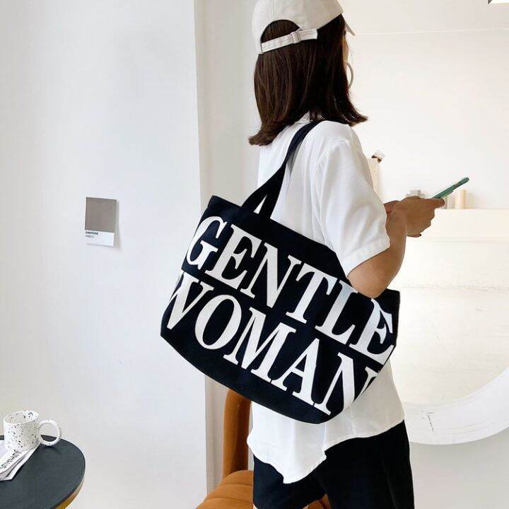 พร้อมส่งจากไทย-กระเป๋าผ้า-สะพาย-tote-bag-ผ้า-canvas-gwgentlewomen-ใส่ของได้เยอะ-มีหลายลาย-l-ronin