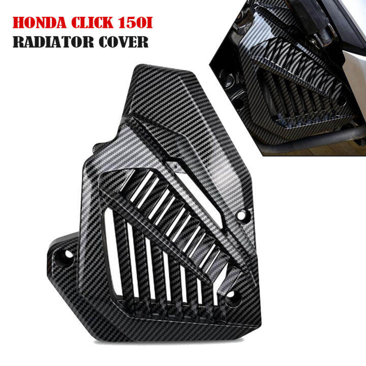 FG Carbon Fibre Motorcycle Radiator Cover Panel Cover For Honda Click