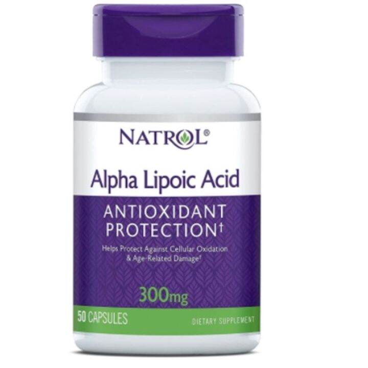 NEW Natrol Alpha Lipoic Acid Capsules 300mg Antioxidant Protection ALA