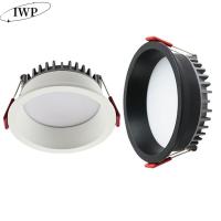 Recessed Anti-glare LED COB Downlight 18W 24W Dimmable 85-265V Ceiling Lamp Spot Light 12W 15W Home Living Room Bedroom Lighting  by Hs2023