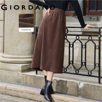 Giordano ผู้หญิง ยางยืดกระเป๋าใหญ่กระโปรงเอวยางยืด Free Shipping 18462209