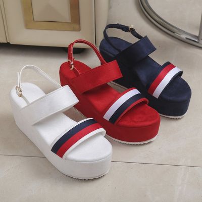 Womens Wedge Slippers 2023 Summer New Simple and Versatile Open Toe Platform Casual Sandals