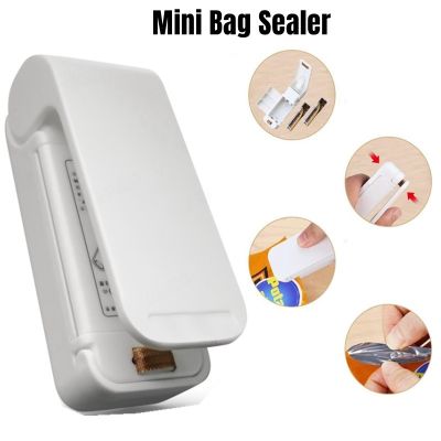 ❃❄ Mini Heat Bag Packaging Sealer Portable Plastic Bag Clip Sealing Machine Food Storage Seal Snack Sealing Kitchen Gadgets