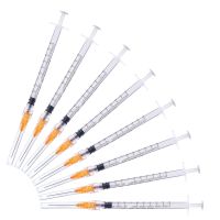 hot【DT】♧  10Pcs U-100 1ML 31G Disposable Safety Sterile Syringe Cap Plastic Dispenser Nominal Length Of 6mm