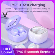 Vtuoge Ban Đầu TWS Bluetooth 5.2 tai nghe không dây Earpoddings Trong Tai