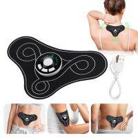 ZZOOI 8 Mode Neck Massager 18 Level Adjust Electric Cervical Massage Gel Pads Stickers Stimulator Vibrator Body Muscle Relief Pain