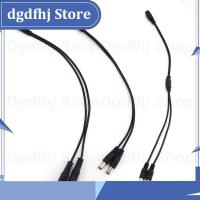 Dgdfhj Shop 1 to 2 Way DC Power Supply Cable 5.5x2.1mm Male to Female Jack Plug Connector Extension Cord for CCTV LED Light Strip