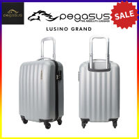 Pegasus กระเป๋าเดินทางล้อลาก (4 ล้อ) สีเทา ขนาด 20"  Pegasus luggage LUSINO GRAND กระเป๋าเดินทาง 20 นิ้ว