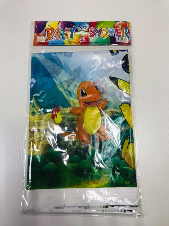 pokemon-pikachu-108-180ซม-ผ้าปาร์ตี้ตั้งโต๊ะ-supply-ตารางปลอกหมอนตกแต่งบ้านสถานที่การตกแต่งของขวัญวันเกิด
