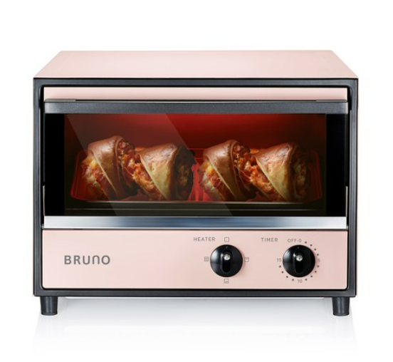 *Launch Promo 50* [BRUNO] Oven Toaster Pink & Beige (9L) Tabletop Oven