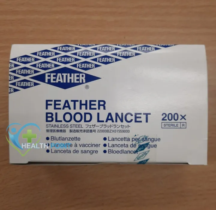 Blood Lancet Flat (200’s), FEATHER Lazada PH