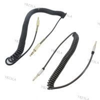 1.5m/3M 3.5mm Male to Male Jack Audio spring connector Cable stereo Audio Aux For Car Headphone Speaker extension Wire Cord YB23TH