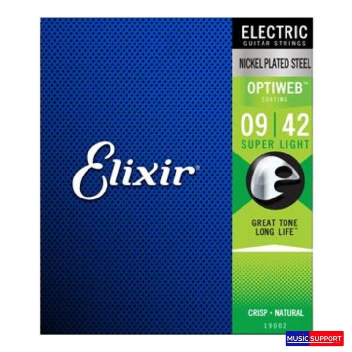 Elixir Optiweb Super Light 09-42 สายกีตาร์ไฟฟ้า #19002