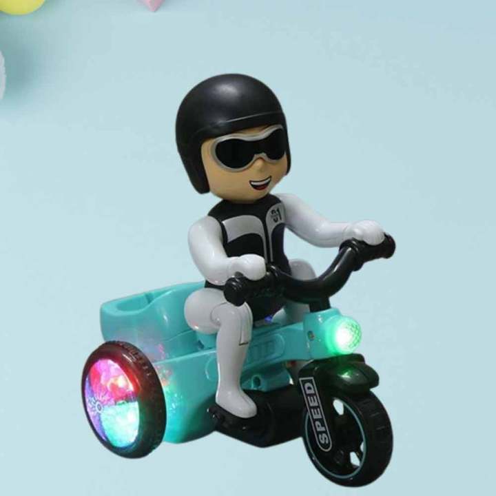 tricycle-amp-doll-led-light-music-sound-toddler-kids-toy-kids-cartoon-stunt-music-universal-spinning-three-wheel-electric-car-toy-stunt-action-desktop-decor-ornaments-free-standing-miniature-finger-th