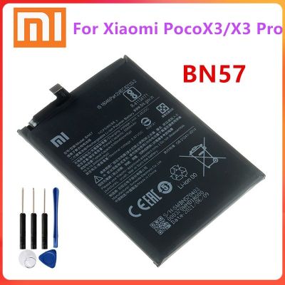 แบตเตอรี่ Xiaomi Poco X3 Pro Xiao mi BN57 5060mAh Phone Battery For Xiaomi Pocophone X3 Poco X3 Pro +เครื่องมือฟรี รับประกัน 3 เดือน