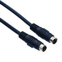 1.5m S-video Cable Male to Male 4 pin computer connected TV cable For Projector VCR DVD Nickel plated New Wires  Leads Adapters