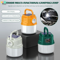 TAC LED ใหม่ Multi-Functional Solar Camping Light Home Emergency Night Market Stall Lights Outdoor USB Charging Camping Light 【 Fast Delivery】