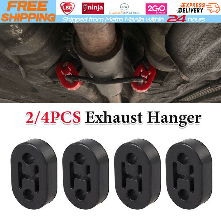 2 X Universal Heavy Duty Rubber Exhaust Hanger Mount 4 | INDIA