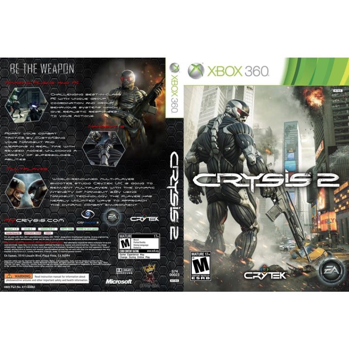 crysis-ภาค-2-3-แผ่นเกม-xbox-360-สำหลับเครื่องแปลงระบบ-rgh-jtac-lt2-0-lt3-0