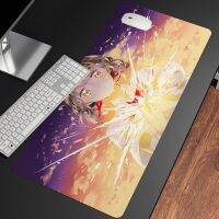 XLAmime Your Name Beautiful Pattern Desk Pad Mousepad HD Print Computer Gamer Locking Edge Mouse Mats Gaming Non-slip Rubber Pad