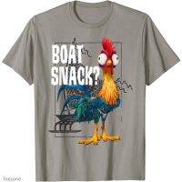 Cartoon Moanas  and Moanas Crab Monster graphic cotton O-neck T-shirt for men