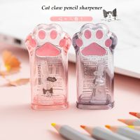 Mohamm Pencil Sharpener Random Color Creative Cat Paw Kawaii Stationery School Supplies