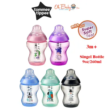 Tommee Tippee Closer to Nature Baby Bottle (3m+) – Ollie the Owl 260ml