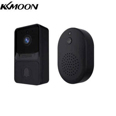 KKmoon สมาร์ทบ้าน WIFI ออดไร้สายประตูเบลล์กล้องรักษาความปลอดภัย Night Vision อินเตอร์คอมสำหรับพาร์ทเมนท์และบ้าน