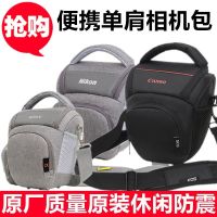 Canon camera bag Nikon SLR single-shoulder triangle bag men and women Sony camera bag portable original micro-single oblique bag camera