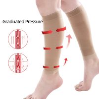 XZ 34-46Mmhg Varicose Vein Stockings Circulation Fatigue Relief Leg Warmer Class 3 Compression Calf Sleeve Socks