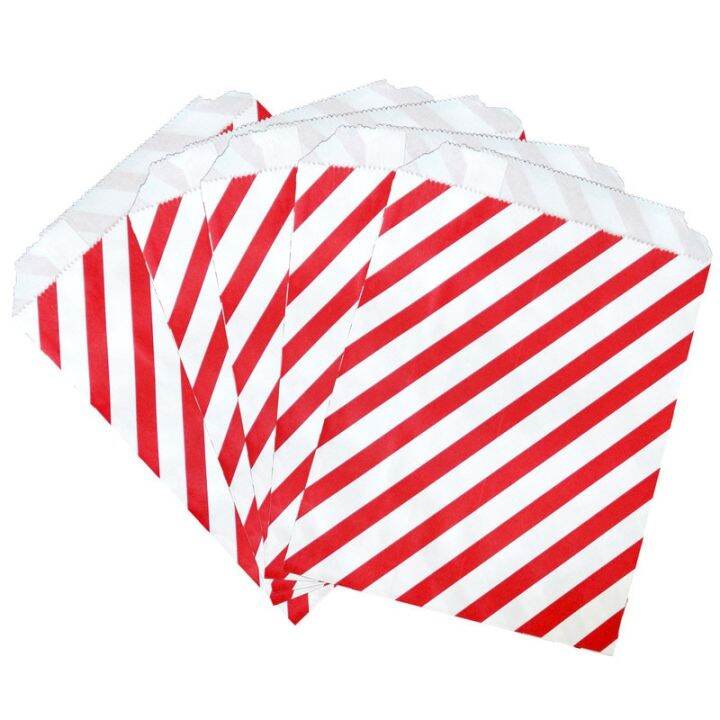 100pcs-13x18cm-color-stripe-paper-bag-diy-christmas-gift-bags-wedding-party-candy-snacks-nut-baked-food-packaging-bag-gift-wrapping-bags