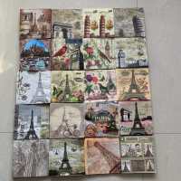 ผสม 20 แบบ กระดาษเช็ดปาก Decoupage กระดาษทิชชู่หรูหรา ผ้าขนหนูวินเทจ ดอกไม้ ผีเสื้อ หอโบสถ์ วันเกิด งานแต่งงาน ตกแต่งงานเลี้ยง-DFDAG STORE