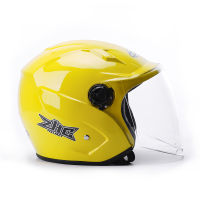 หมวกกันน็อค แบบเปิดหน้า แข็งแรงทนแรงกระแทก มีกระจกบังลม กันแดด Open face Helmet