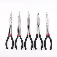 New 270mm Bent Nose Pliers Extra Long Pliers Degree Bent Nose Or O-shape Tip Craft Car Repairing Tool Hand Tools 2022