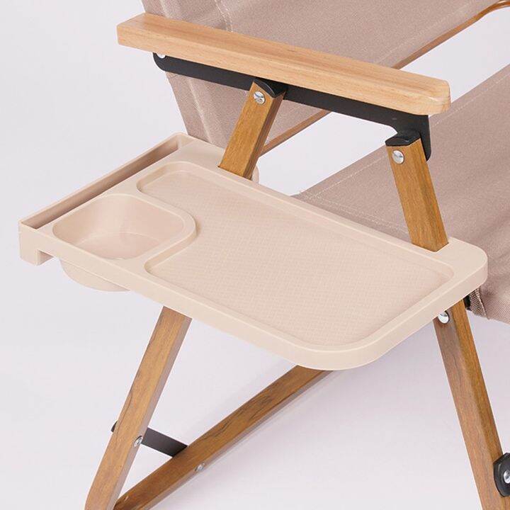 Camping Chair Clipon Side Table 1kg Loadbearing Lounger Cup Tray For