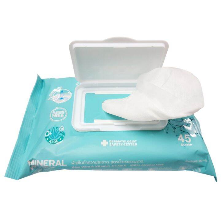 jabs-mineral-wet-wipes-ทิชชู่เปียก-สูตรน้ำแร่ธรรมชาติ-45-แผ่น-x-6