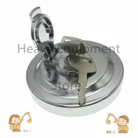 Locking Fuel Diesel Cap with 2 Keys For Komatsu Excavator Wheel Loader PC200-6 PC360-7 WA380-5 WA400-5 WA450 20Y-14-11160