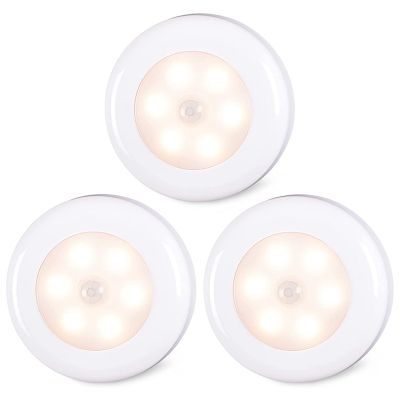 Motion Sensor Lights Indoor, Cordless LED Under Cabinet Light Motion Activated, Night Stairs Light for Cupboard