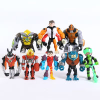 Ben Grey Matter Heatblast Humongousaur Rath Vilgax Action Figures Kids Toys Gifts 8pcs 9pcs 11pcs