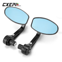 1 Pair Universal Motorcycle 78 22mm Aluminum Rear View Side Mirror Handle Bar End