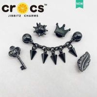 ใหม่ cross jibbitz Charms คุณภาพสูง หัวเข็มขัดโลหะ สีดํา คุณภาพสูง เครื่องประดับ สําหรับตกแต่งรองเท้า DIY