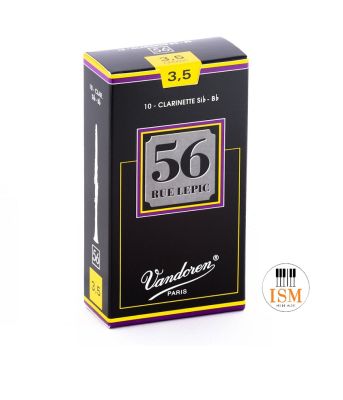 Vandoren ลิ้น Bb คลาริเน็ต Bb Clarinet Reed  รุ่น V-56 # 3.5