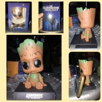 MT ที่วางมือถือ SALES   สติช กรูท สไปเดอร์แมน หัวสปริง หัวสั่นได้ (แถมที่ติดกาวให้) - groot , stritch , spidermen ที่วางโทรศัพท์