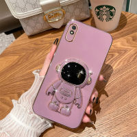 เคส Redmi 9a Xiaomi Redmi 9เคสซิลิโคนซิลิโคนโทรศัพท์,เคสนิ่มแหวนนักบินอวกาศพร้อมที่ยึดกันกระแทก FSZJ6ดีไซน์ใหม่เคสลายการ์ตูน