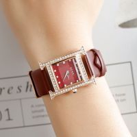 GUOU Square Women S Watch Rhinestone Belt Watch บรรยากาศผู้หญิง Guouh Women S Watch8124