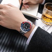 Hot Seller High-end mens luminous calendar watch male student life waterproof Korean version leisure business steel belt