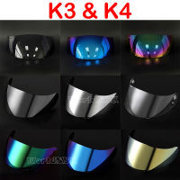 หมวกกันน็อค Visor สำหรับ K3 K4 Casco Moto อุปกรณ์เสริม K3 Shield Uv Protection K4หมวกกันน็อคเลนส์ Windproof