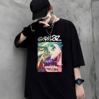 【Hot】 {สุขสันต์วันหยุด}เสื้อยืดคุณภาพดี[S-5XL]H&amp;M Gorillaz - KOJAK BILLIE EILISH เสื้อยืดโปโล โอเวอร์ไซซ์ สไตล์วินเทจ สําหรับผ